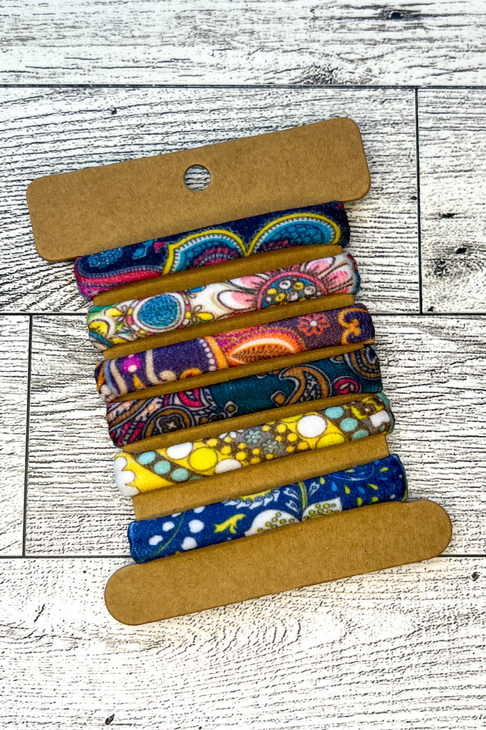 Paisley Ouchless Hair Ties - Set of 6
