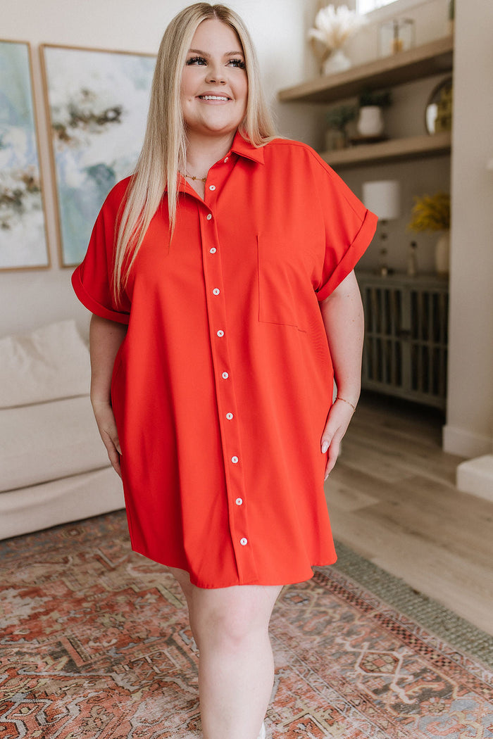 Tell Me About It Shirt Dress * Sample Sale
