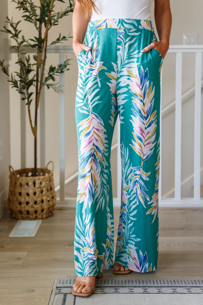 Hawaiiana Floral Print Pants * Sample Sale